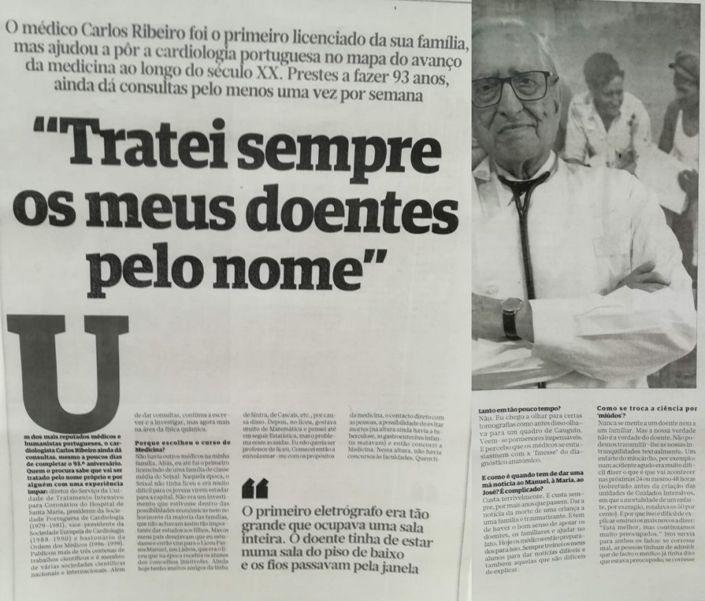 Entrevista ao Dr Carlos Ribeiro - Curso de Saude